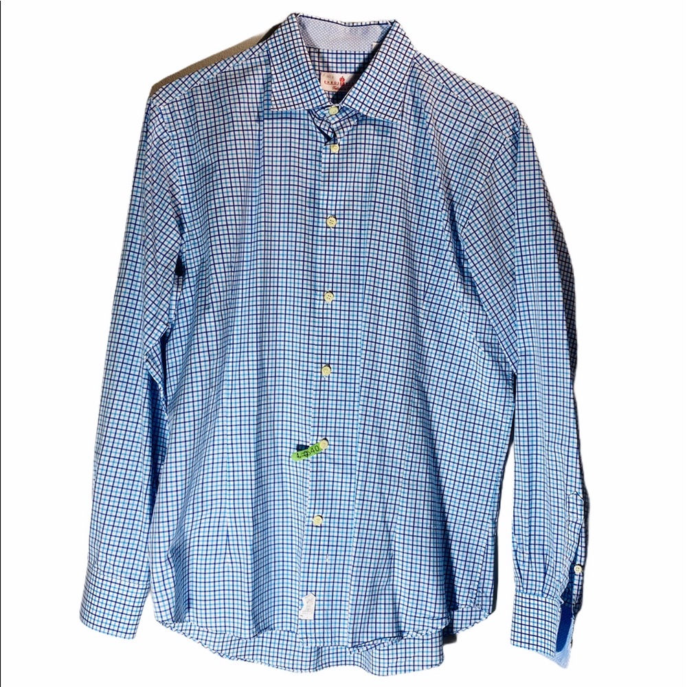 EREDI PISANO**Checked Men’s Shirt Size 43 17”